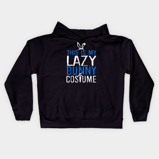 This Is My Lazy Bunny Costume Kids Hoodie